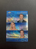 Hemsworth/Larson/Cumberbatch 2024 Leaf Exclusive Legends Trio Metal Blue /20 RC