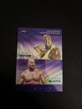 Hulk Hogan/Steve Austin 2024 Leaf Exclusive Legends Duo ELE15 Purple /15 RC