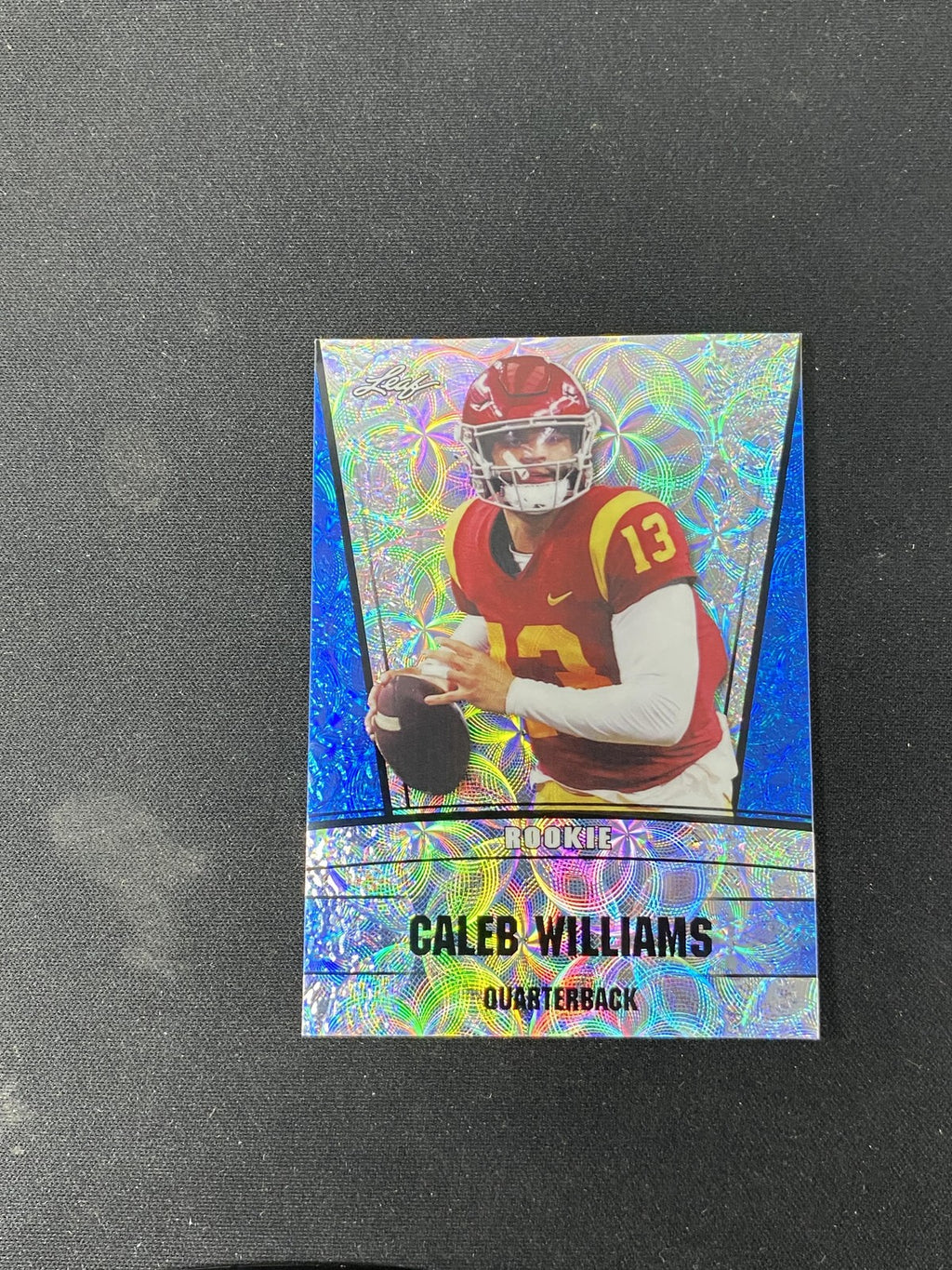 Caleb Williams 2023 Leaf Metal Rookie Blue /20 RC
