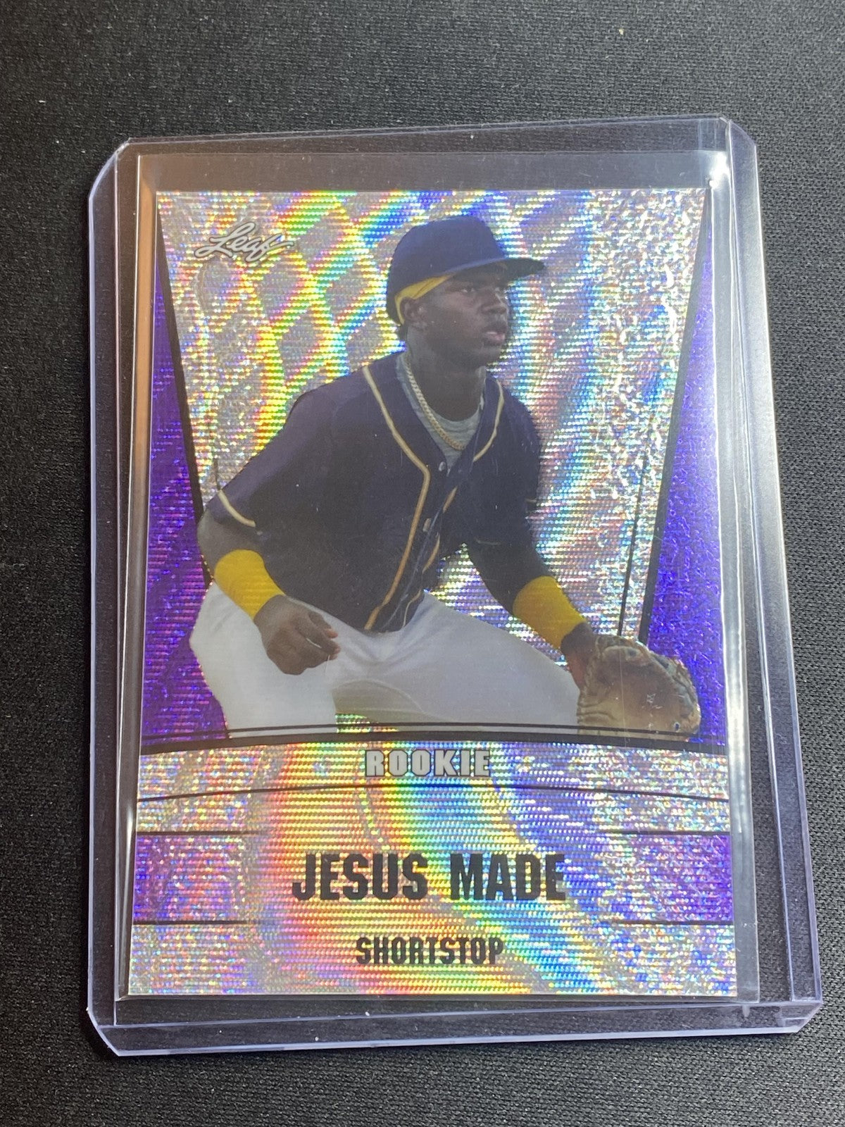 Jesus Made 2024 Leaf Metal Rookie RS7 Purple /15 RC