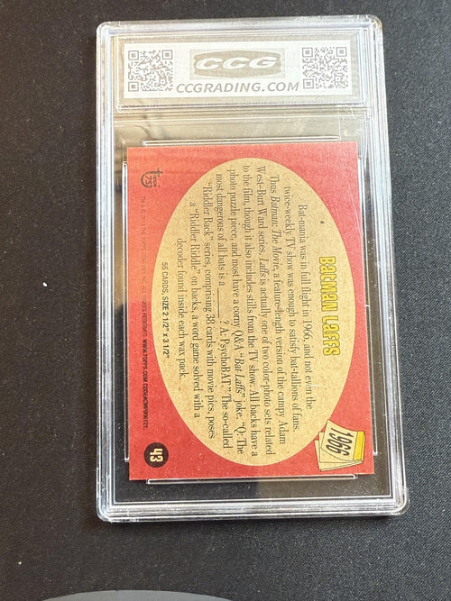 Batman 2013 Topps 75th Anniversary CCG MINT AUTHENTIC