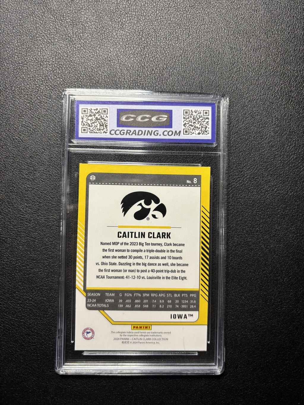 Caitlin Clark 2024 2024 Panini Caitlin Clark Collection CCG 10