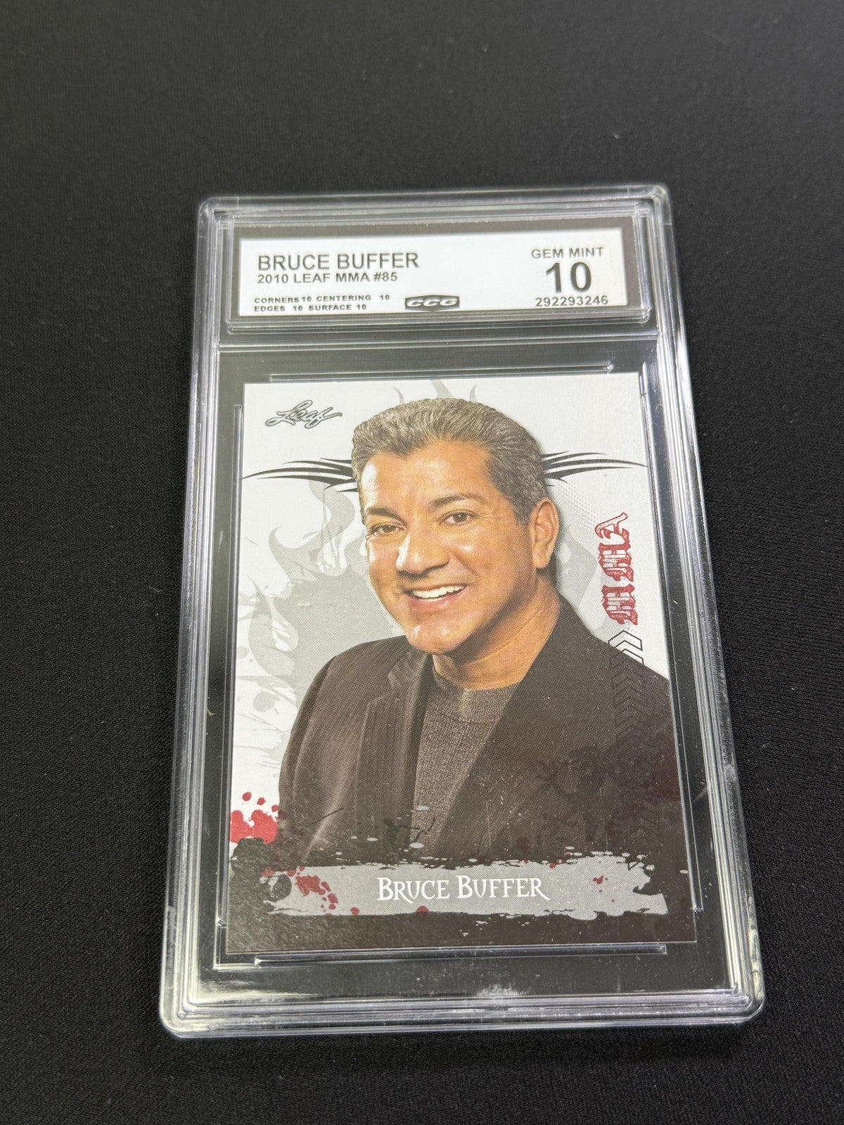 Bruce Buffer 2010 Leaf MMA CCG 10 Rookie