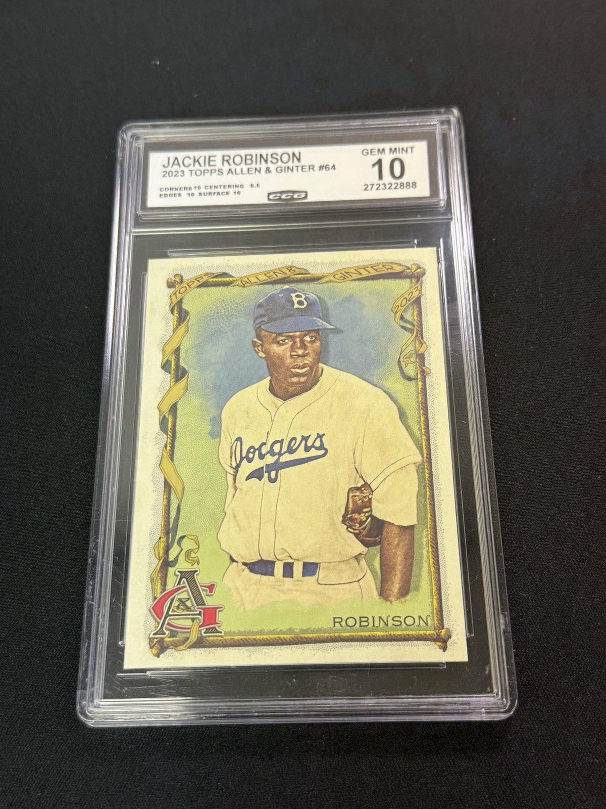 Jackie Robinson 2023 Topps Allen & Ginter CCG 10 Rookie