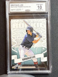 Brooks Lee 2022 Leaf Prized Rookie CCG 10 RC