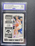 Caitlin Clark 2024 Panini Caitlin Clark Collection CC4 Season Ticket CCG 10 RC