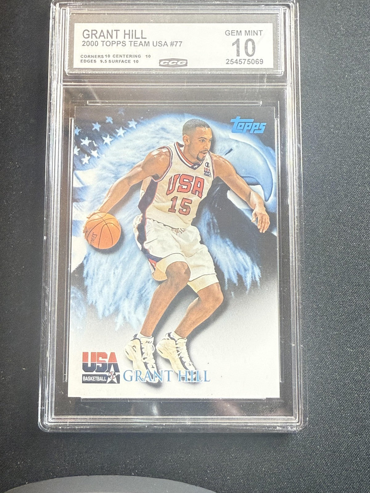 Grant Hill 2000 Topps Team USA CCG 10 USA