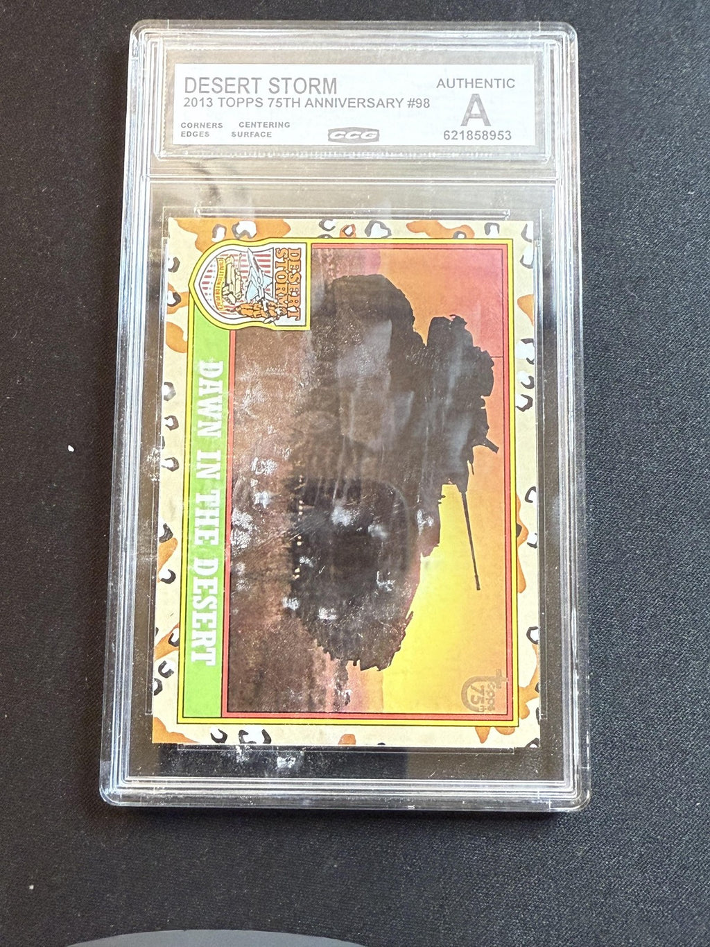 Desert Storm 2013 Topps 75th Anniversary CCG MINT AUTHENTIC