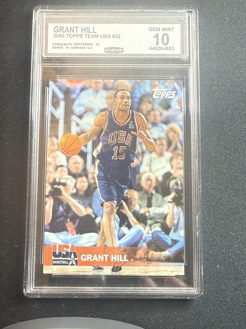 Grant Hill 2000 Topps Team USA CCG 10 USA