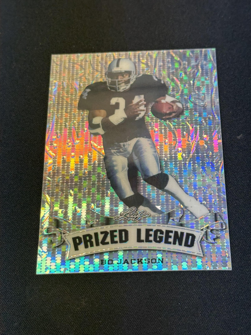 Bo Jackson 2023 LEAF Prized Metal Legend Silver /25 RC Raiders