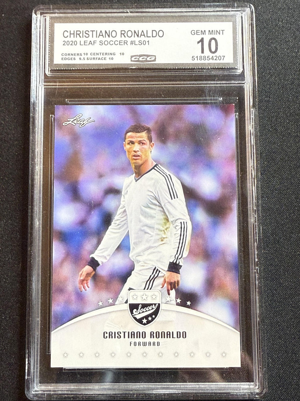 Christiano Ronaldo 2020 Leaf Soccer CCG 10 RC