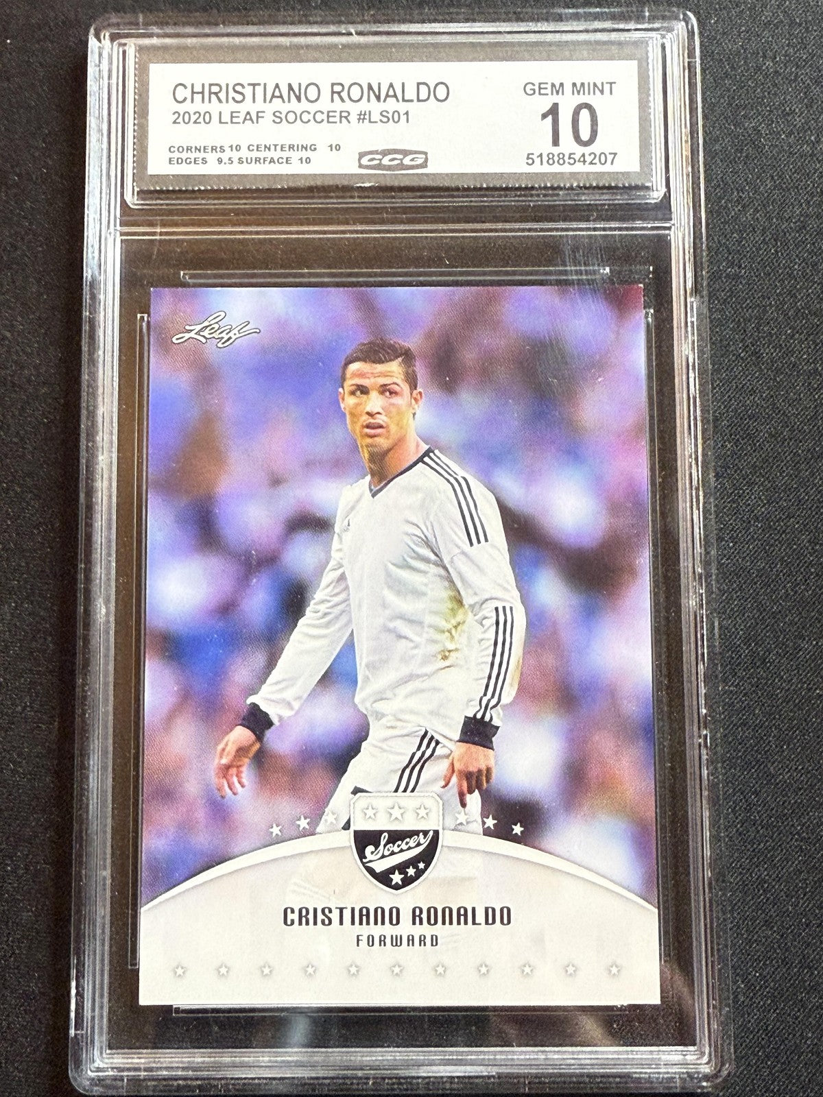 Christiano Ronaldo 2020 Leaf Soccer CCG 10 RC