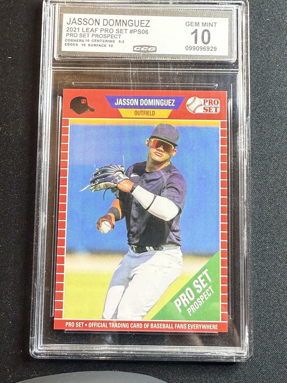 Jasson Dominguez 2021 Leaf Pro Set CCG 10 RC