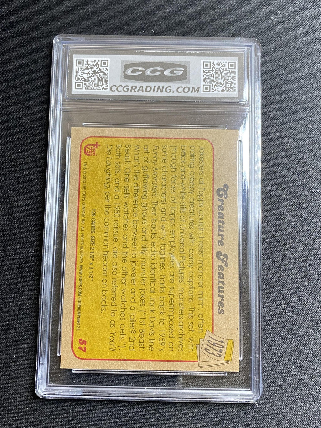 Creature Features 2013 Topps 75th Anniversary 57 CCG MINT AUTHENTIC