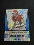 Brock Bowers 2023 Leaf Metal Rookie Blue /20 RC Raiders