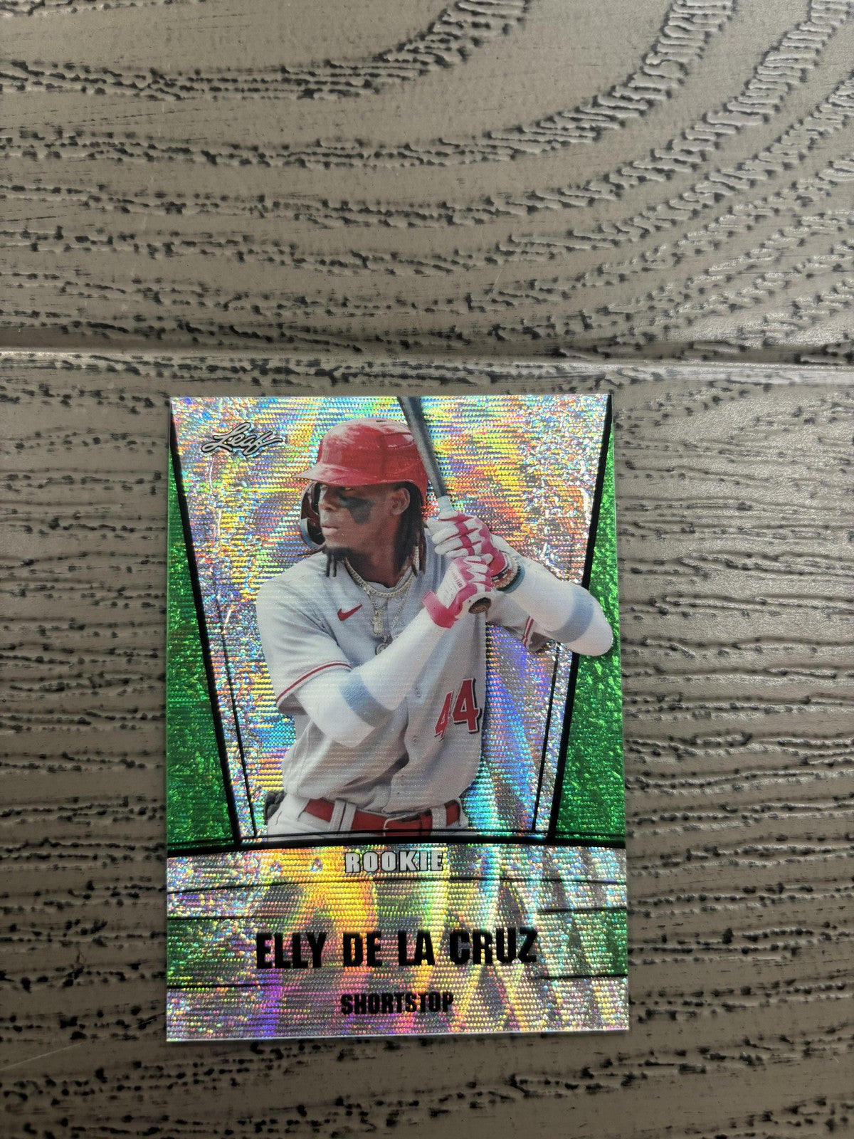 Elly De La Cruz 2023 Leaf Metal Rookie Green /5 RC Reds