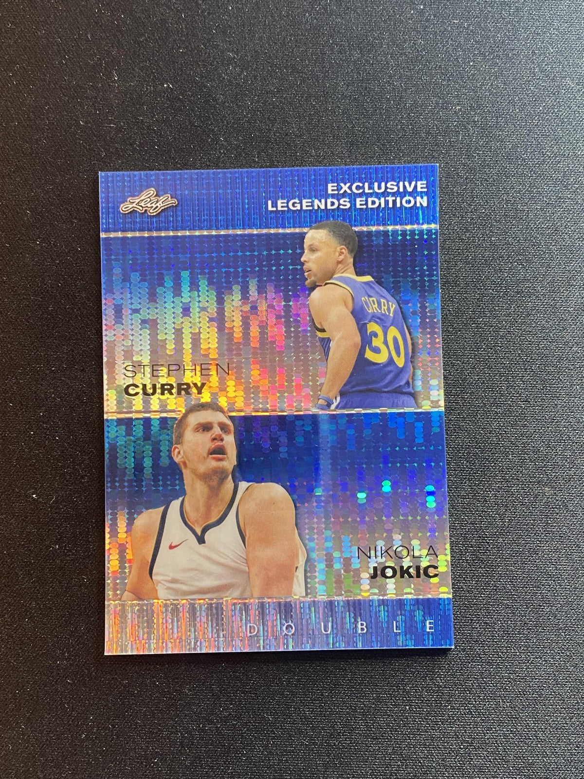 Curry / Jokic 2024 Leaf Exclusive Metal Dual ELE34 Blue #/20 RC