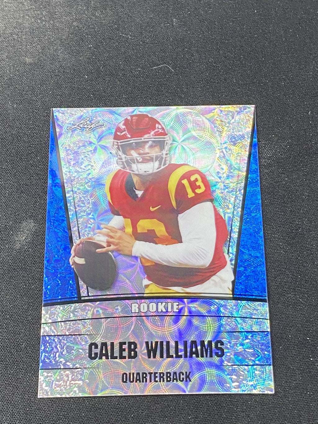 Caleb Williams 2023 Leaf Metal Rookie Blue /20 RC