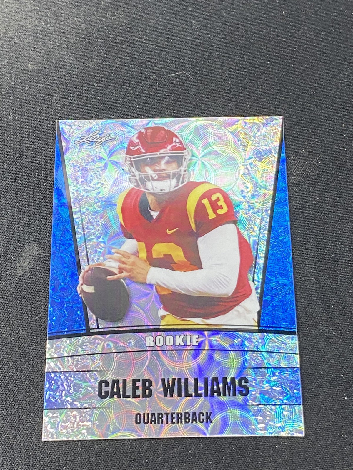 Caleb Williams 2023 Leaf Metal Rookie Blue /20 RC