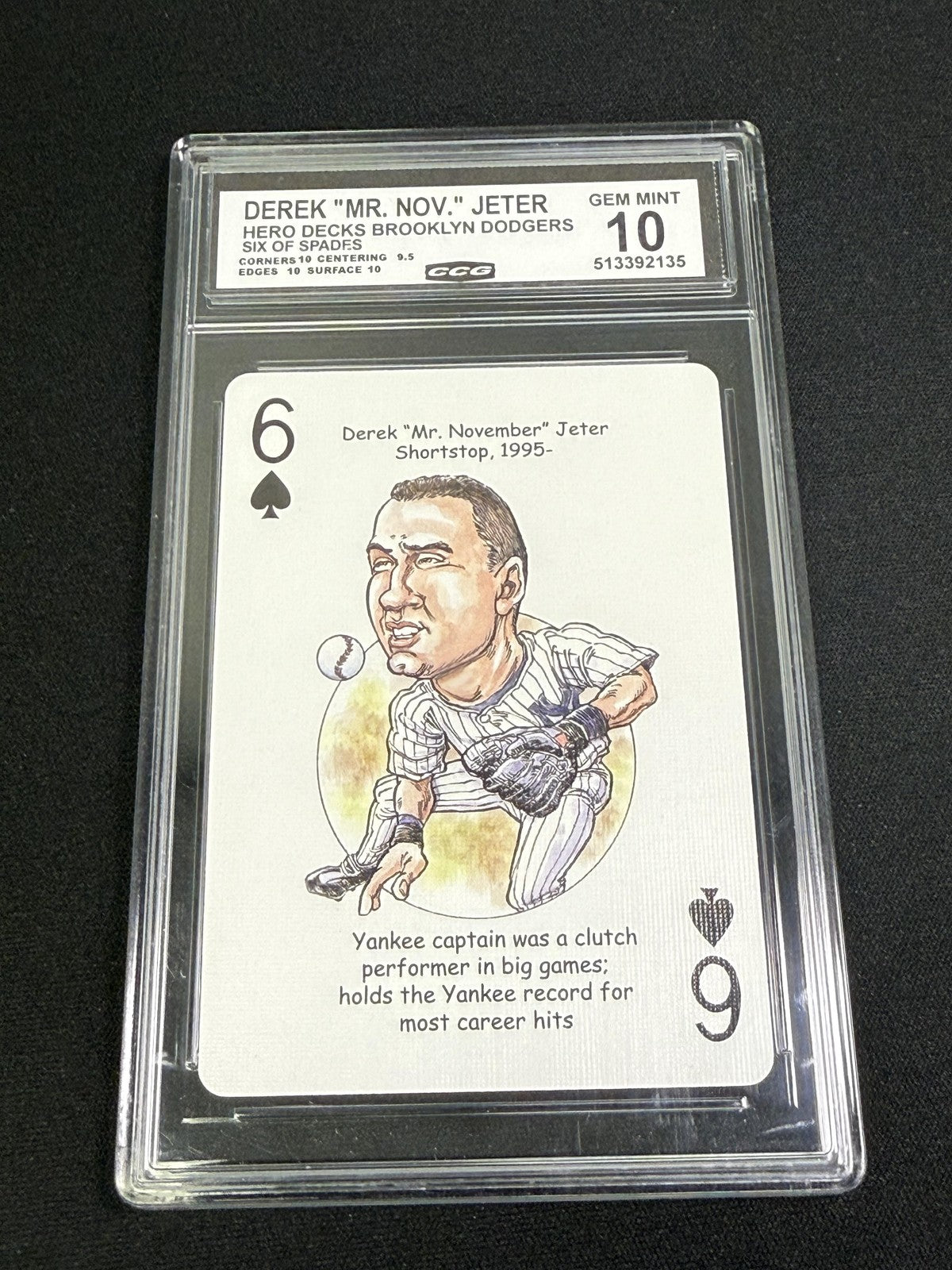 Derek Jeter Hero Decks Yankees CCG 10