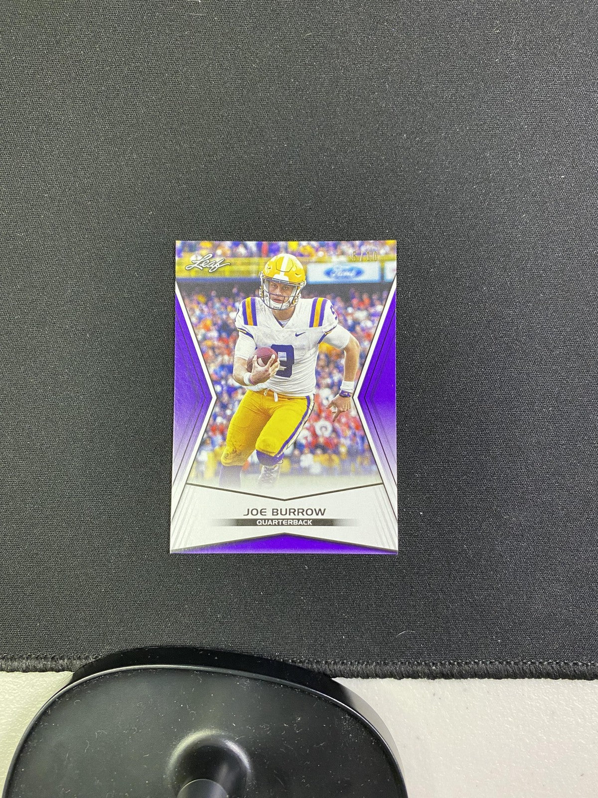Joe Burrow 2020 Leaf Rookie Purple /10 CCG Bengals Rookie