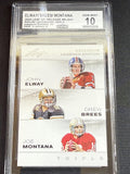 Elway / Brees / Montana 2024 Leaf Triple Legends CCG 10 RC