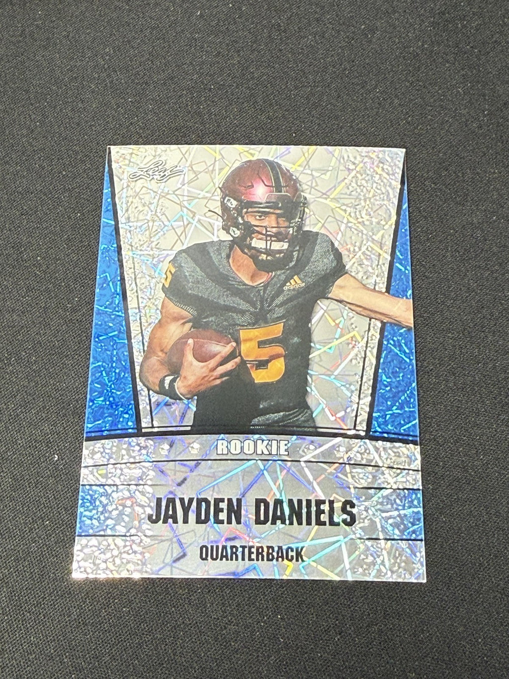 Jayden Daniels 2024 Leaf Metal Rookie Blue /20 RC Commanders