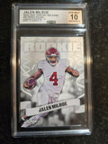 Jalen Milroe 2024 Leaf Prized Rookie 8 CCG 10 RC