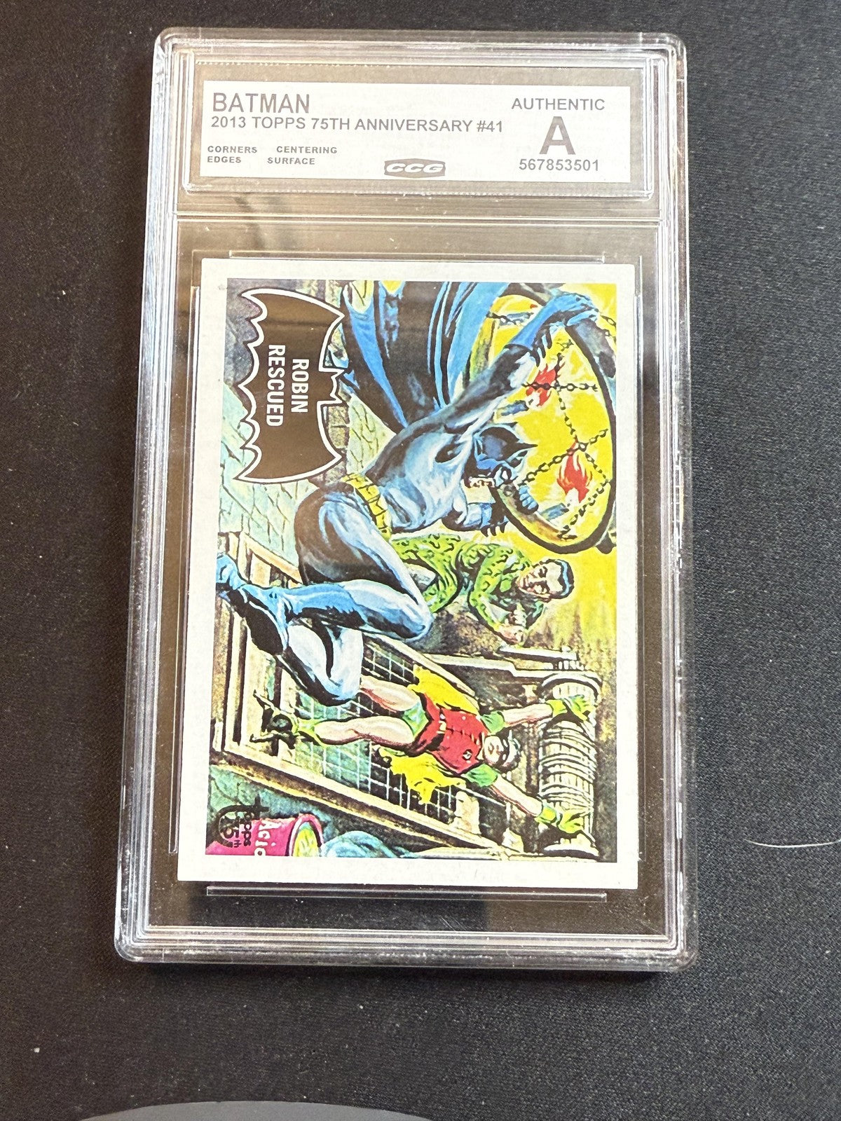 Batman 2013 Topps 75th Anniversary CCG MINT AUTHENTIC