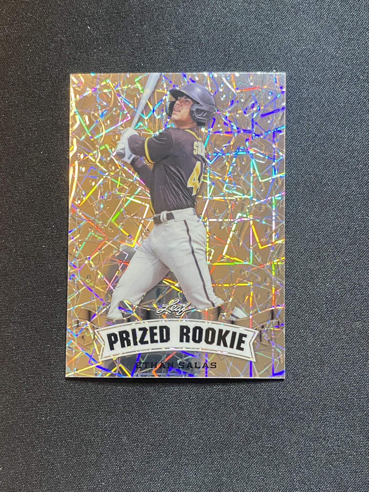 Ethan Salas 2023 Leaf Metal Prized Rookie PR33 Silver /25 RC
