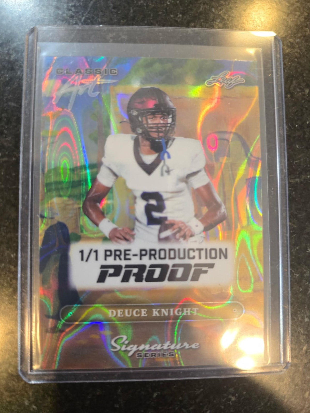 Deuce Knight 2025 Leaf 1/1 Proof RC