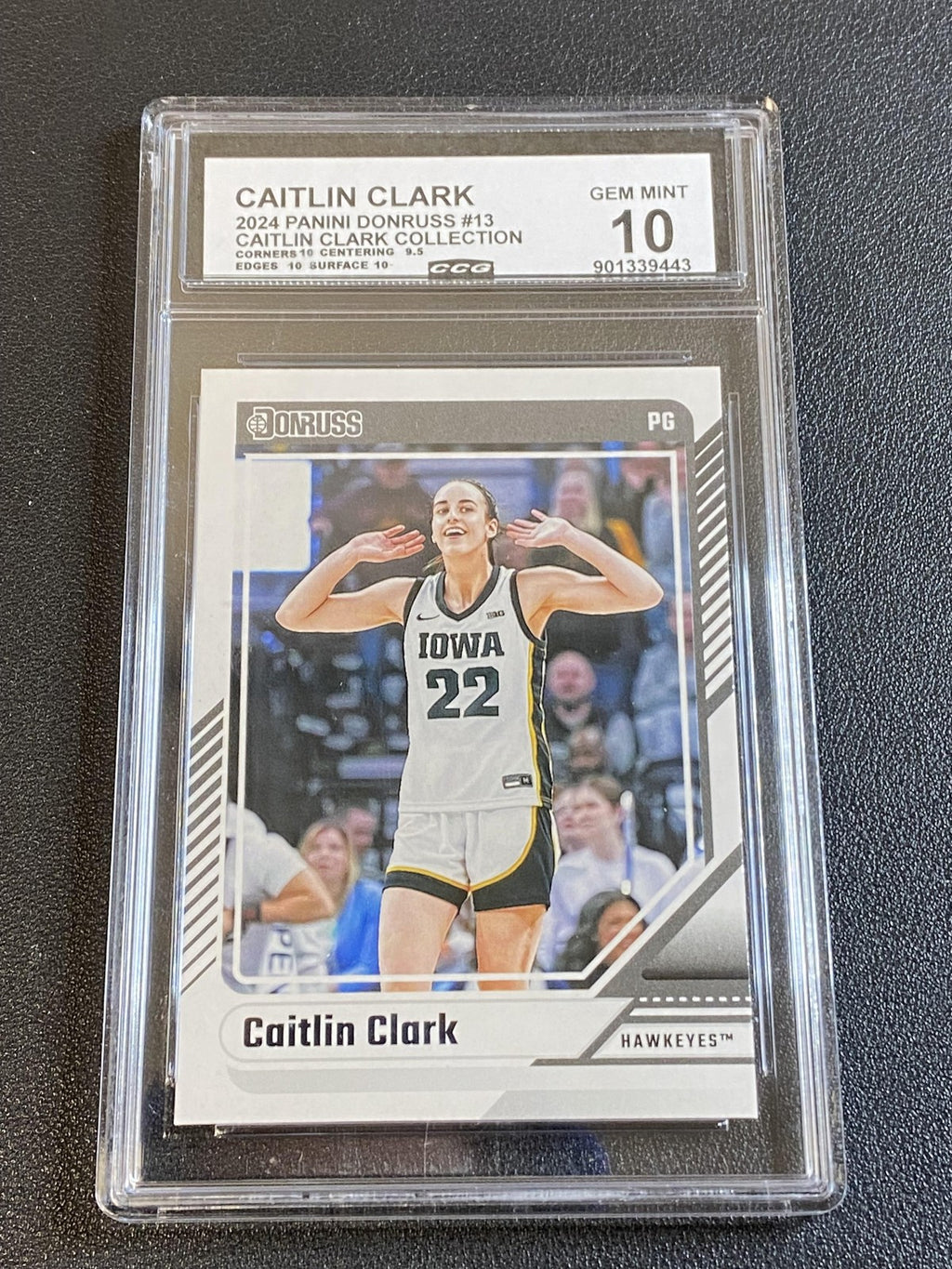 Caitlin Clark 2024 Panini Caitlin Clark Collection Rookie 13 CCG 10 Fever