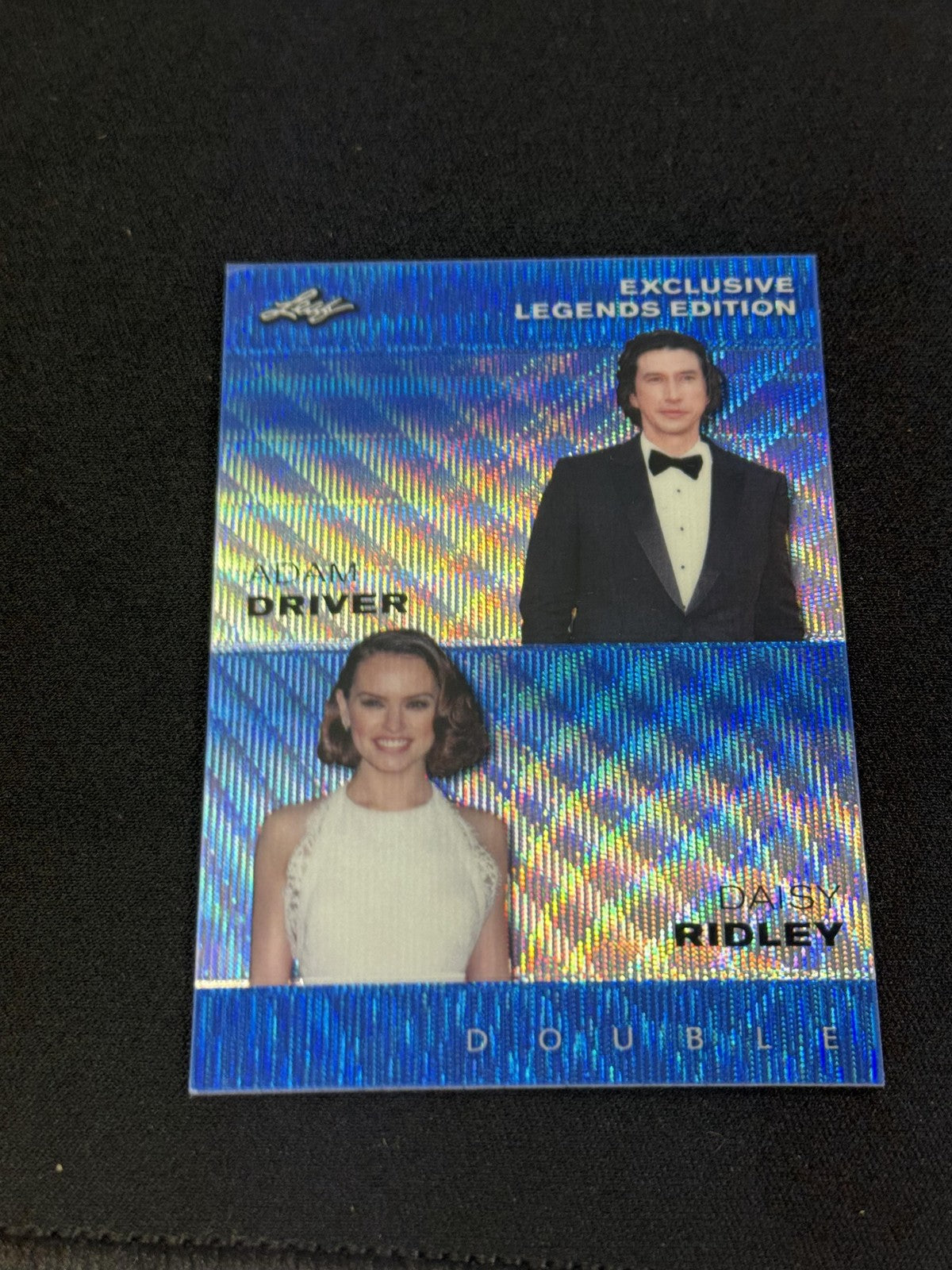 Adam Driver / Daisy Ridley 2024 Leaf Dual Metal Blue /20 RC