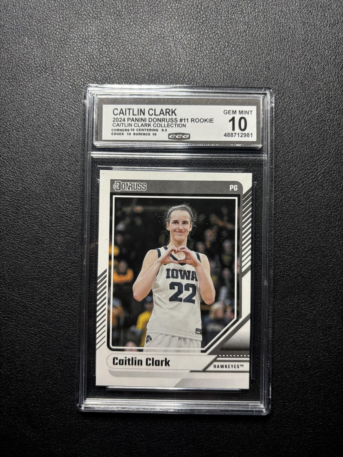 Caitlin Clark 2024 Panini 2024 Panini Caitlin Clark Collection CCG 10