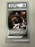 Dak Prescott 2016 Leaf Rookie Flag CCG 10 Rookie