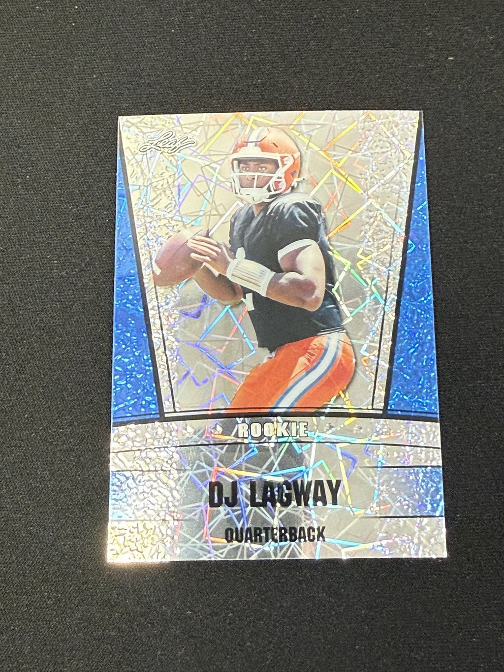 DJ Lagway 2024 Leaf Metal Rookie Blue /20 RC Florida Gators