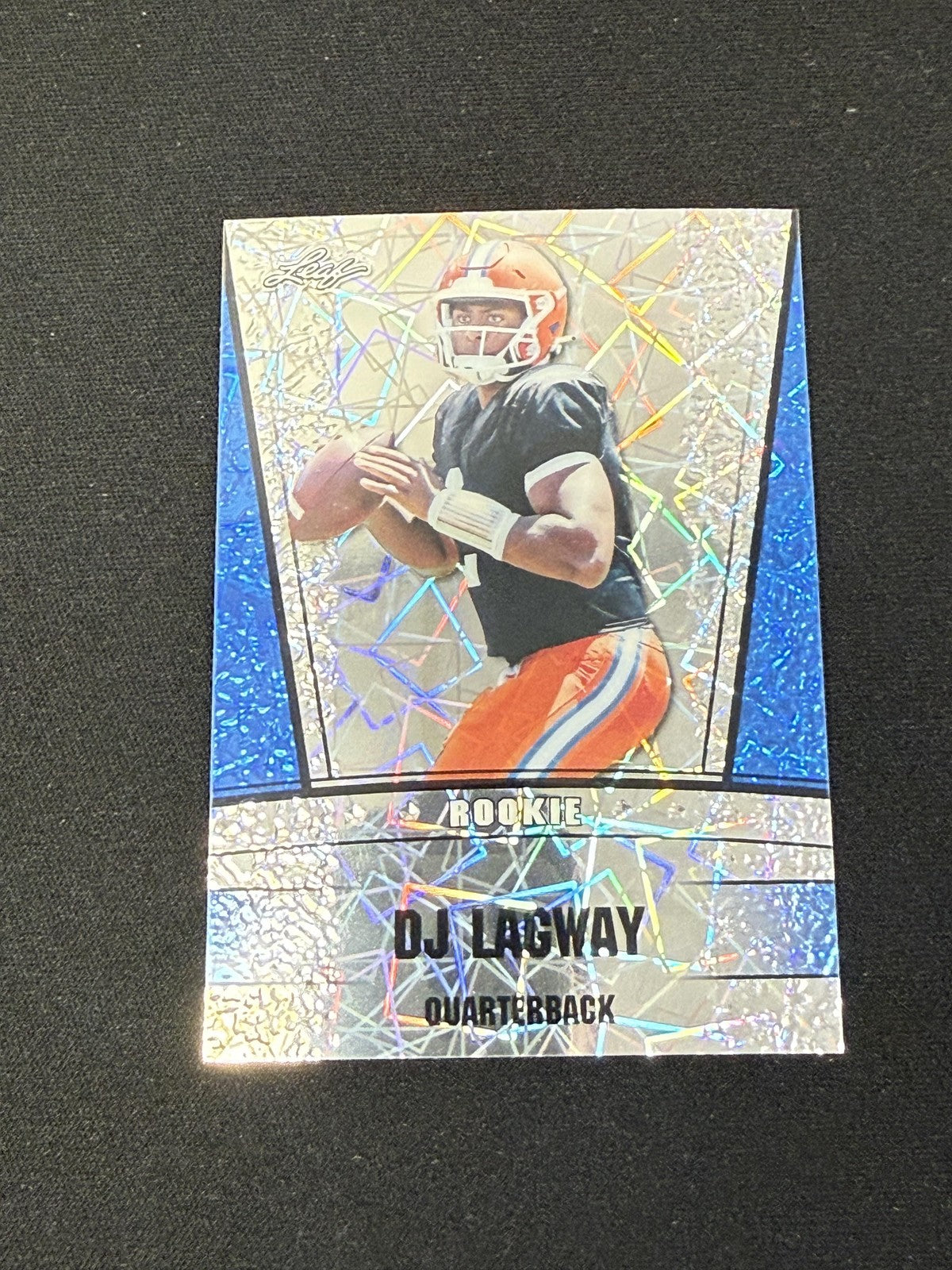 DJ Lagway 2024 Leaf Metal Rookie Blue /20 RC Florida Gators
