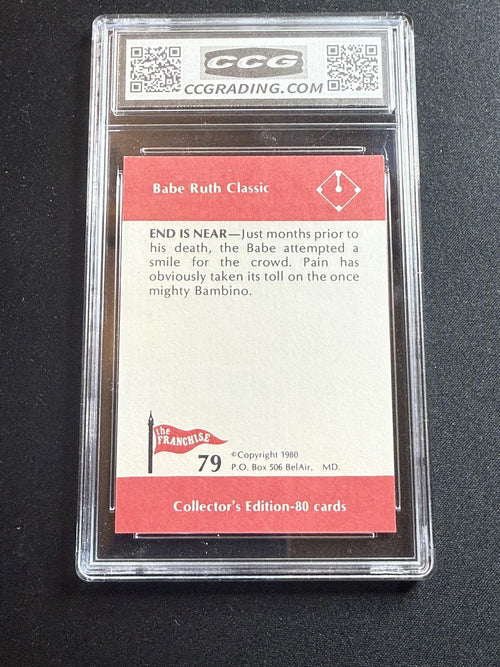 Babe Ruth 1980 Franchise End is Near CCG 10 RC