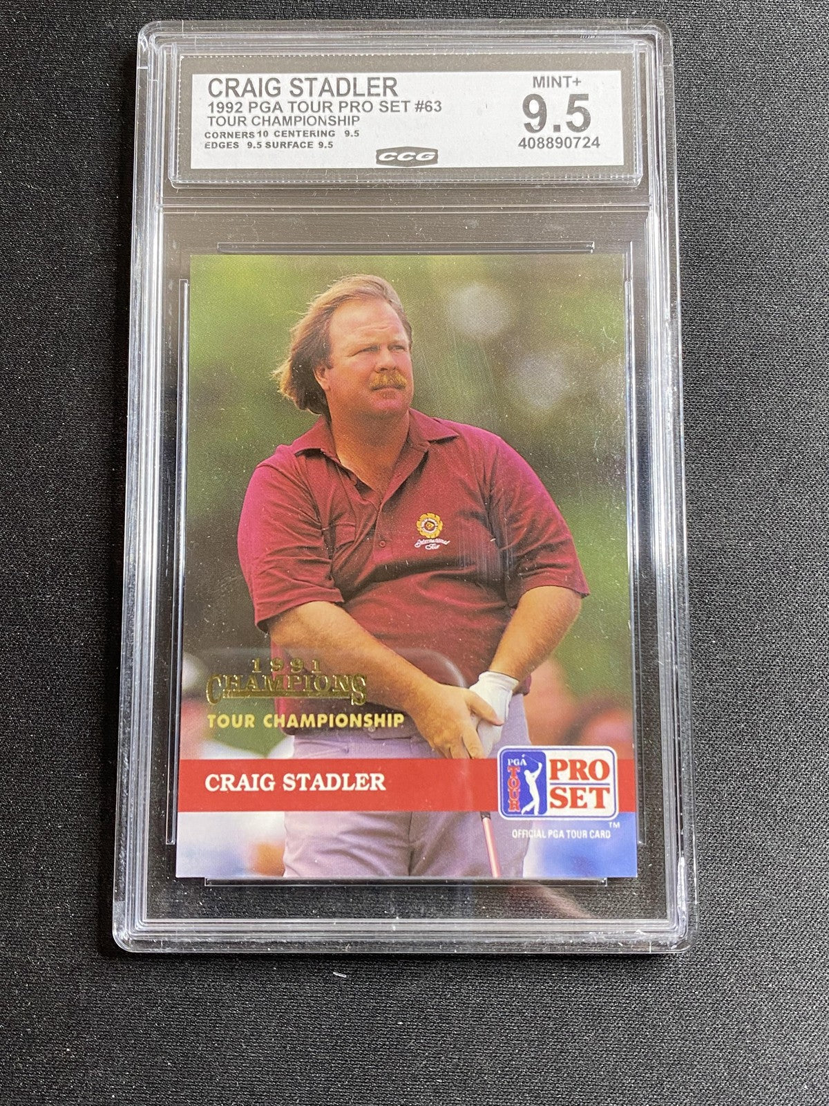 Alyn McCauley 1992 Leaf Pro Set 162 Certified Gold RC