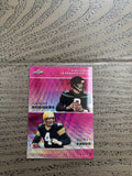 Aaron Rodgers / Brett Farve 2024 Leaf Metal Dual Pink /10 RC Packers