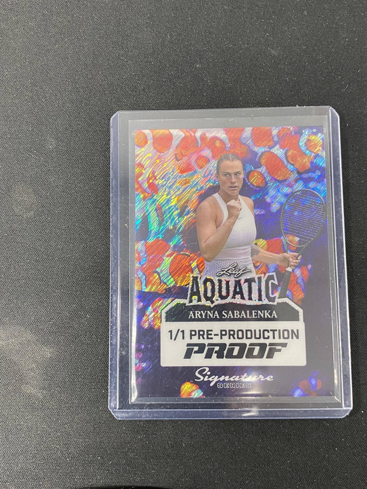 Aryna Sabalenka 2024 Leaf 1/1 Proofs RC