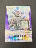 Jahymyr Gibbs 2023 Leaf Metal Rookie Purple /15 RC Lions
