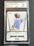 Jackson Chourio 2022 Leaf Draft Rookie CCG 10 RC