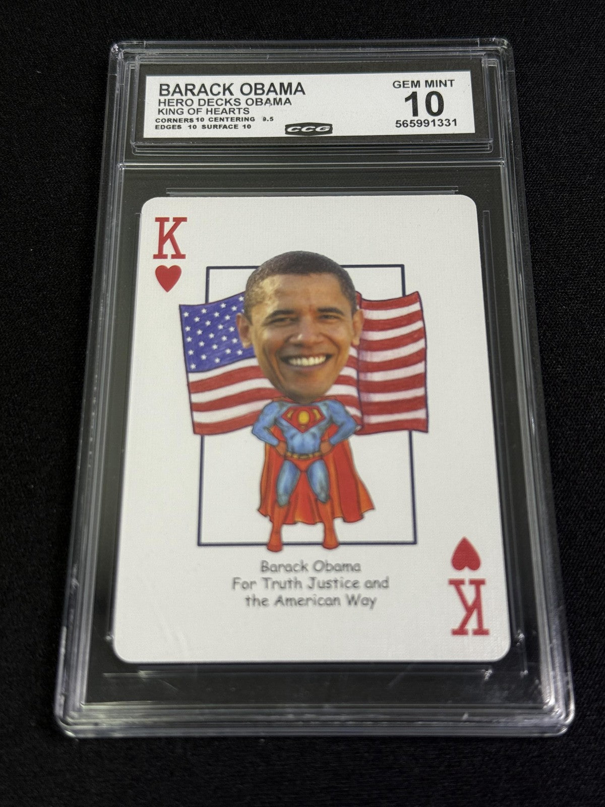 Barack Obama Hero Decks Obama CCG 10