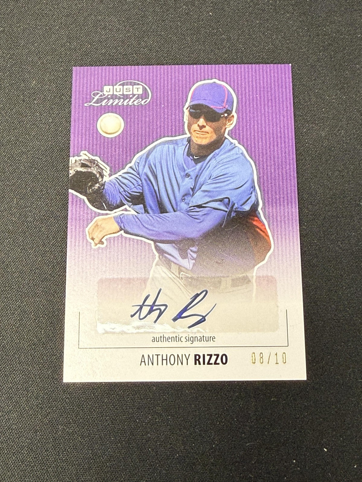 Anthony Rizzo 2011 Just Limited Autographs /10 RC Cubs