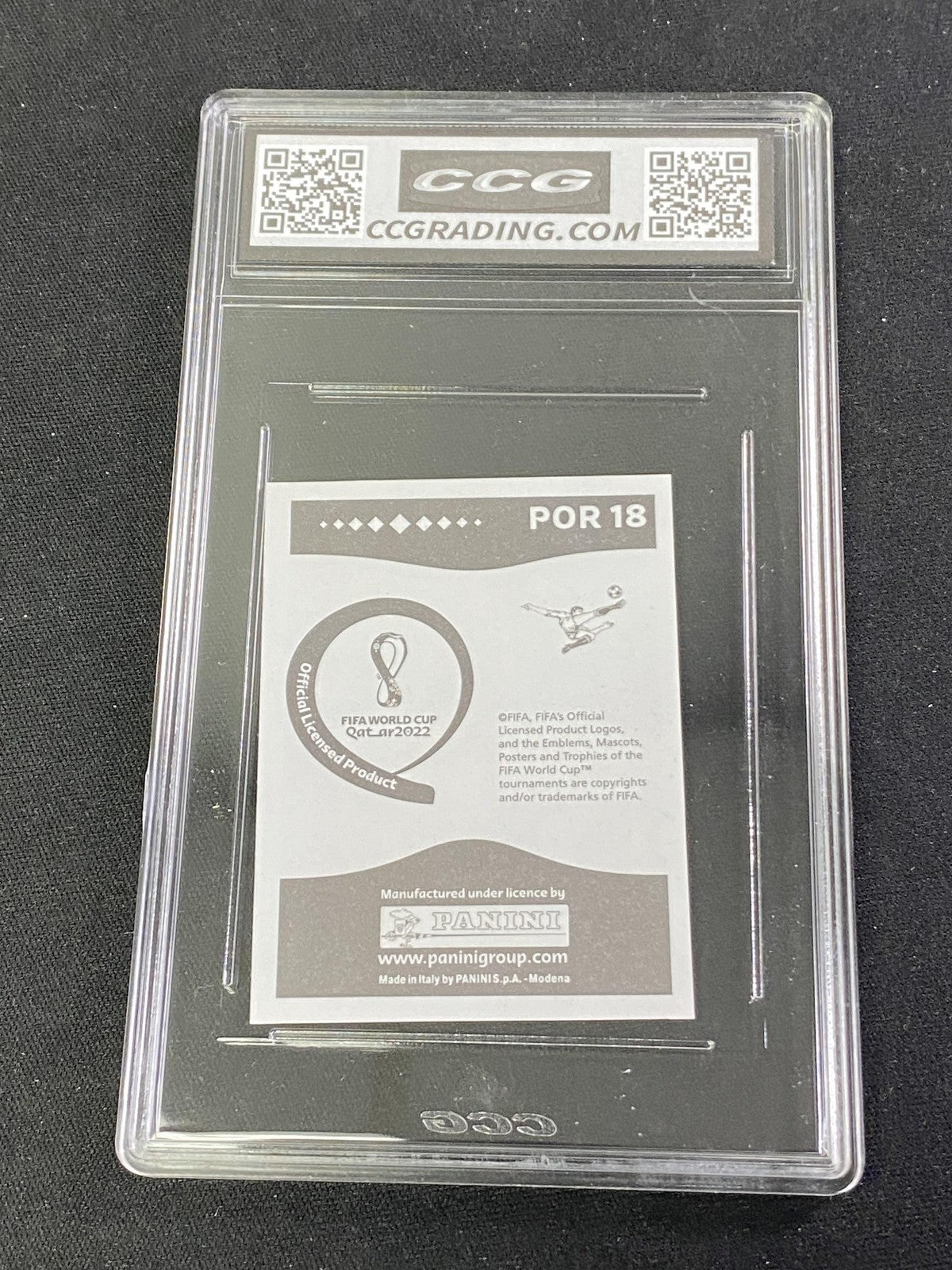 Cristiano Ronaldo 2022 Panini Fifa World Cup Qatar STICKER CCG 9.5 Portugal