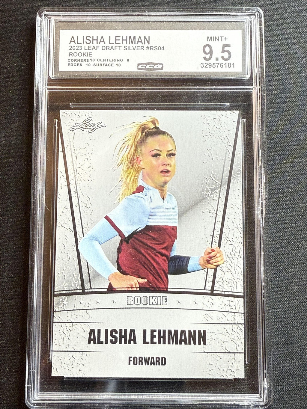 Alisha Lehman 2023 Leaf Draft CCG 9.5 RC