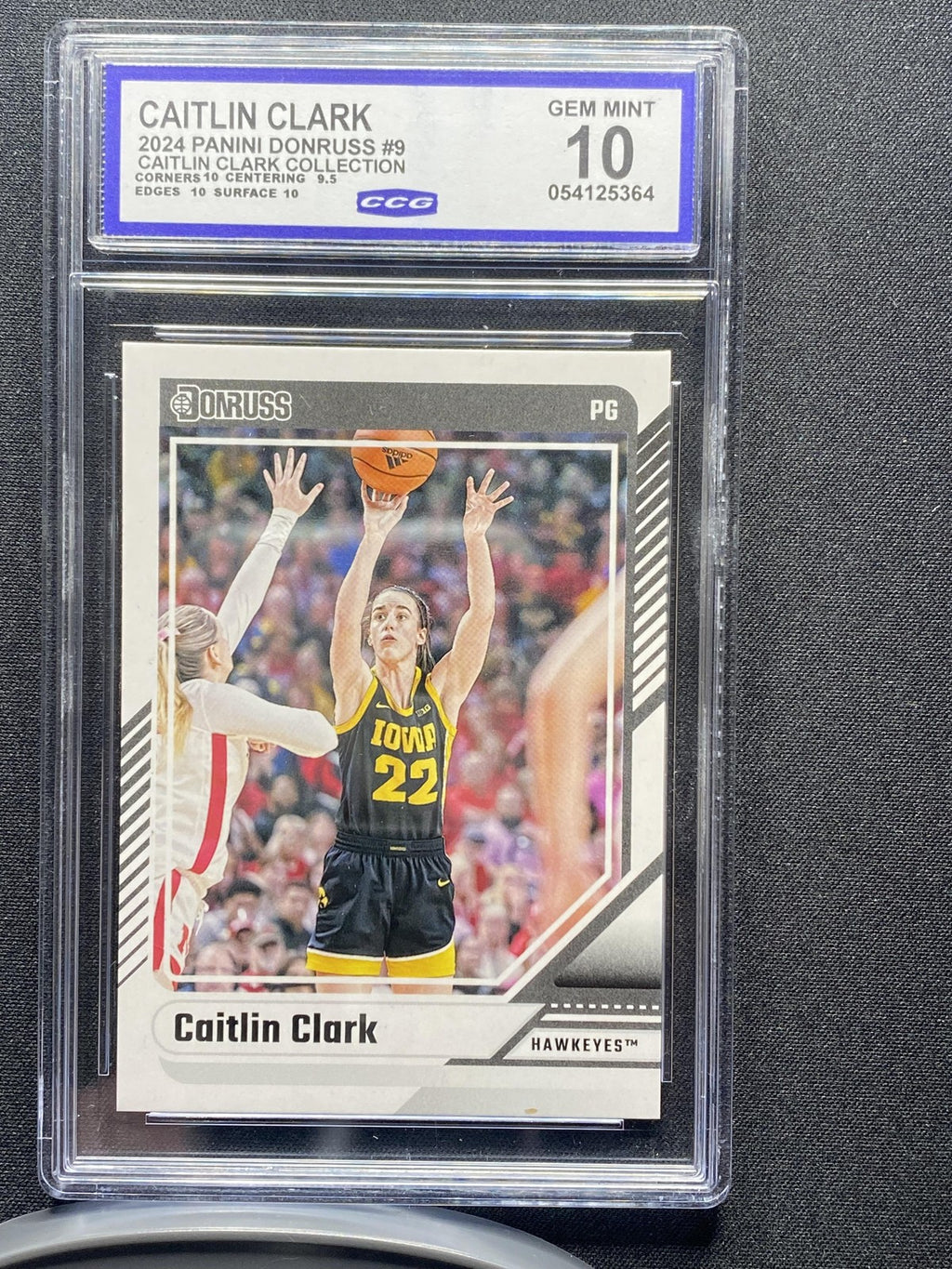 Caitlin Clark 2024 Panini Caitlin Clark Collection 9 CCG 10 RC