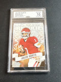 Jalen Hurts 2019 Leaf Prized Rookie CCG 10 Eagles