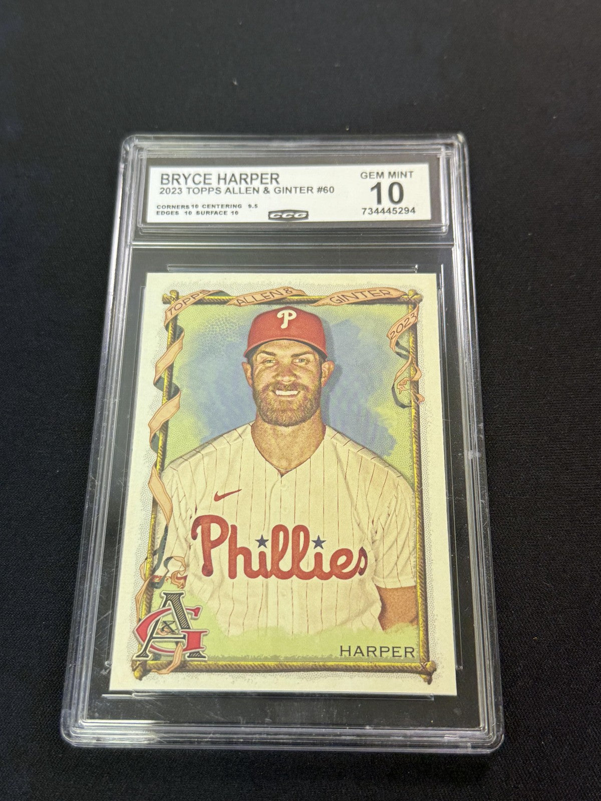 Bryce Harper 2023 Topps Allen & Ginter CCG 10 Philadelphia Phillies Rookie